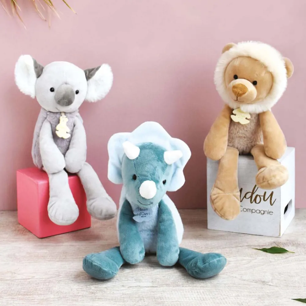 Histoire d'Ours Les Sweety Chou|Les Doudous®^Doudou Dinosaure Sweety chou - 30 cm