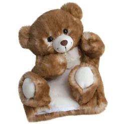 Histoire d'Ours Les Marionnettes^Doudou Marionnette à Main Ours Marron - 25 cm