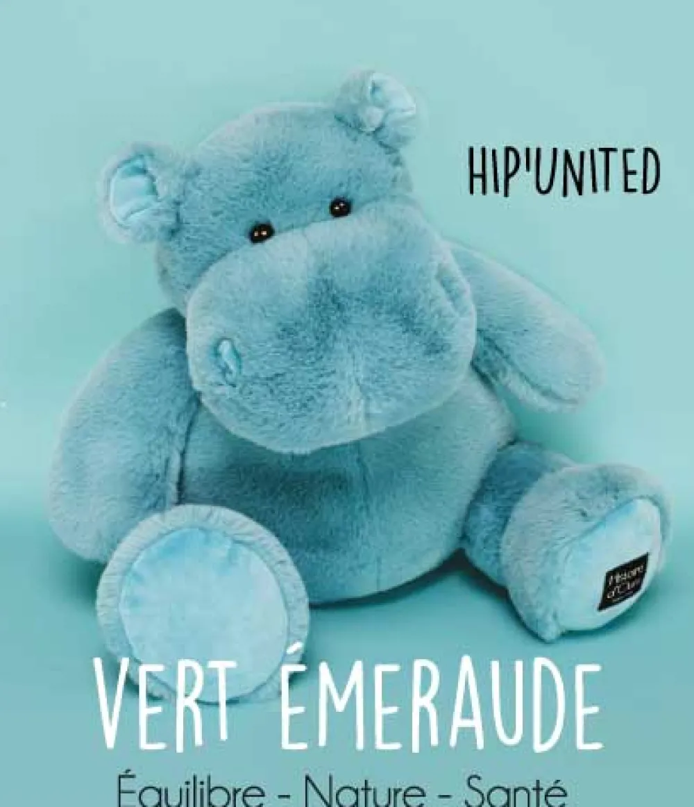 Histoire d'Ours Les Hippos Hip'^Hippo Peluche 25cm - - L