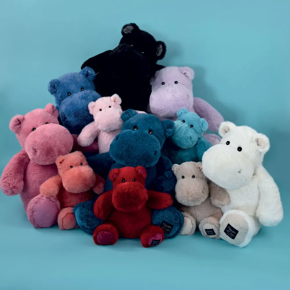 Histoire d'Ours Les Hippos Hip'^Hippo Peluche 25cm - - L