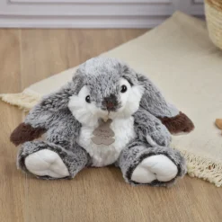Histoire d'Ours Les Lapins^Lapin Marius - Gris chaud - 20 cm