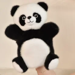 Histoire d'Ours Dans La Forêt Tropicale|Les Marionnettes^Marionnette Panda et blanc - 24 cm