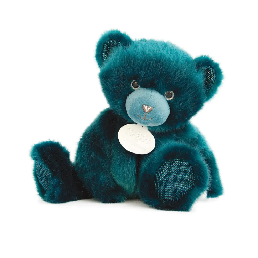 Histoire d'Ours Collection La Peluche^Ours collection Bleu Paon - Bleu paon- 30 cm