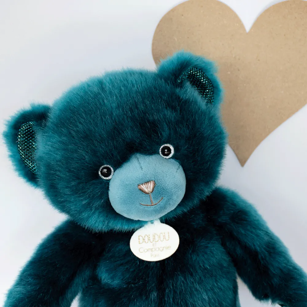Histoire d'Ours Collection La Peluche^Ours collection Bleu Paon - Bleu paon- 30 cm