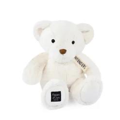 Histoire d'Ours Le Nounours^Ours en peluche blanc - LE NOUNOURS - 28 cm -