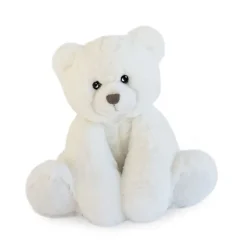 Histoire d'Ours Les Ours Et Cie^Ours en Peluche blanc cassé - 25 cm