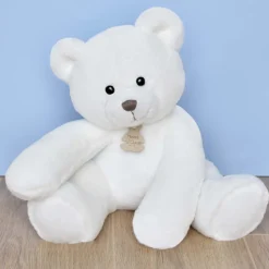 Histoire d'Ours Les Animaux Du Grand Froid^Ours en Peluche blanc cassé - 35 cm
