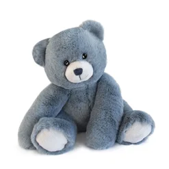 Histoire d'Ours Les Ours Et Cie^Ours en Peluche Bleu Jean - 25 cm