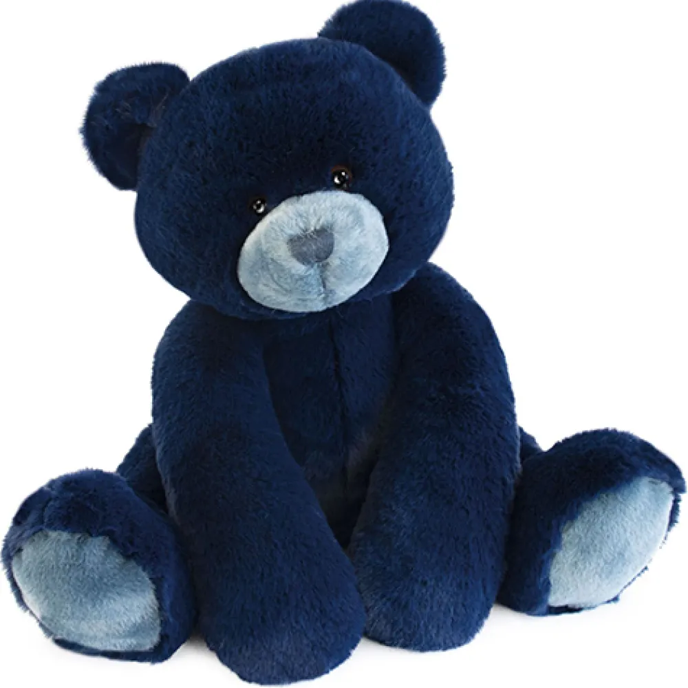 Histoire d'Ours Les Ours Et Cie^Ours en Peluche Bleu Marine - 35 cm