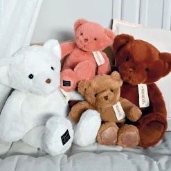 Histoire d'Ours Le Nounours|Les Peluches Géantes^Ours en peluche geant blanc assis - LE NOUNOURS - 75 cm