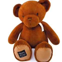 Histoire d'Ours Le Nounours|Les Peluches Géantes^Ours en peluche geant marron Cappuccino assis - LE NOUNOURS - - 75 cm
