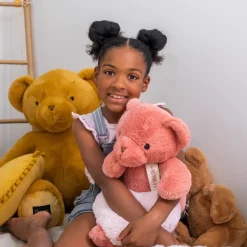 Histoire d'Ours Le Nounours|Les Peluches Géantes^Ours en peluche geant marron clair assis - LE NOUNOURS - Marron foncé - 75 cm
