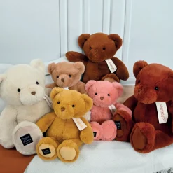 Histoire d'Ours Le Nounours^Ours en peluche marron clair assis - LE NOUNOURS - 28 cm