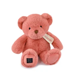Histoire d'Ours Le Nounours^Ours en peluche rose praline - LE NOUNOURS - 28 cm