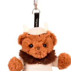 Histoire d'Ours Les Ours Et Cie^Ours Viking en peluche - Puy du Fou - Porte cle 15 cm