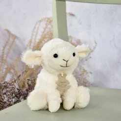 Histoire d'Ours Autres Animaux De La Ferme^Peluche Agneau - 15 cm