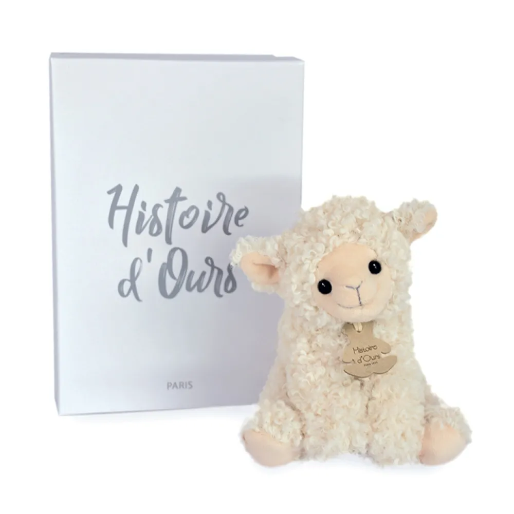 Histoire d'Ours Autres Animaux De La Ferme^Peluche Agneau Vintage - - 20 cm