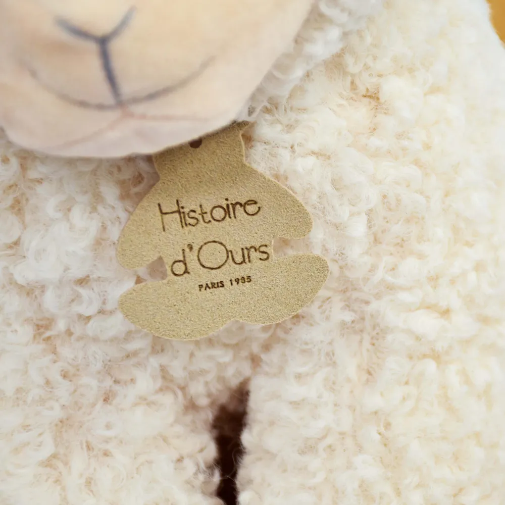 Histoire d'Ours Autres Animaux De La Ferme^Peluche Agneau Vintage - - 20 cm