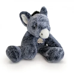Histoire d'Ours Autres Animaux De La Ferme|Les Sweety Mousse^Peluche Ane Bleu - 25 cm