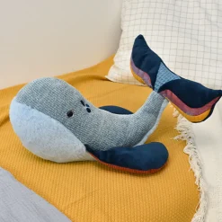 Histoire d'Ours Trésors Marins^Peluche Baleine e - 30 cm