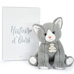 Histoire d'Ours Les Chiens & Les Chats^Peluche bébé chat - -18 cm