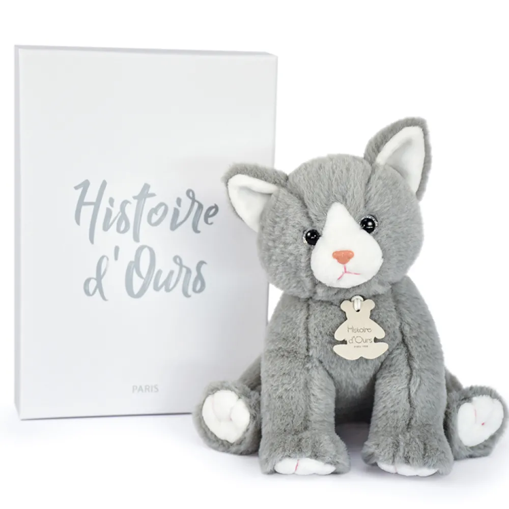 Histoire d'Ours Les Chiens & Les Chats^Peluche bébé chat - -18 cm