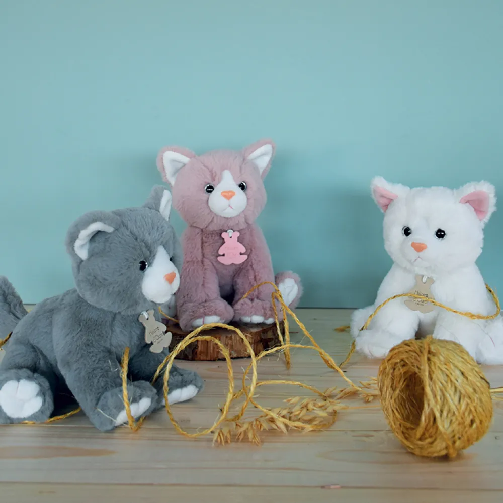 Histoire d'Ours Les Chiens & Les Chats^Peluche bébé chat - -18 cm