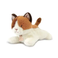 Histoire d'Ours Les Chiens & Les Chats^Peluche Chat allongee - Les P'tits Relax - 22 cm