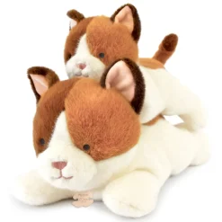 Histoire d'Ours Les Chiens & Les Chats^Peluche Chat allongee - Les P'tits Relax - 22 cm