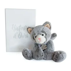 Histoire d'Ours Les Sweety Mousse|Les Chiens & Les Chats^Peluche Chat Gris - 25 cm