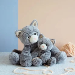 Histoire d'Ours Les Sweety Mousse|Les Chiens & Les Chats^Peluche Chat Gris - 25 cm