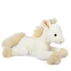 Histoire d'Ours Autres Animaux De La Ferme^Peluche cheval avec son panier - Palomino - 25 cm