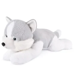 Histoire d'Ours Les Chiens & Les Chats^Peluche Chien Husky - 40 cm - Les Allongés Stretch