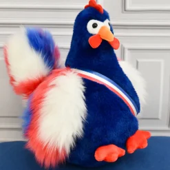 Histoire d'Ours Autres Animaux De La Ferme^Peluche coq - 24 cm - Fabriqué en France