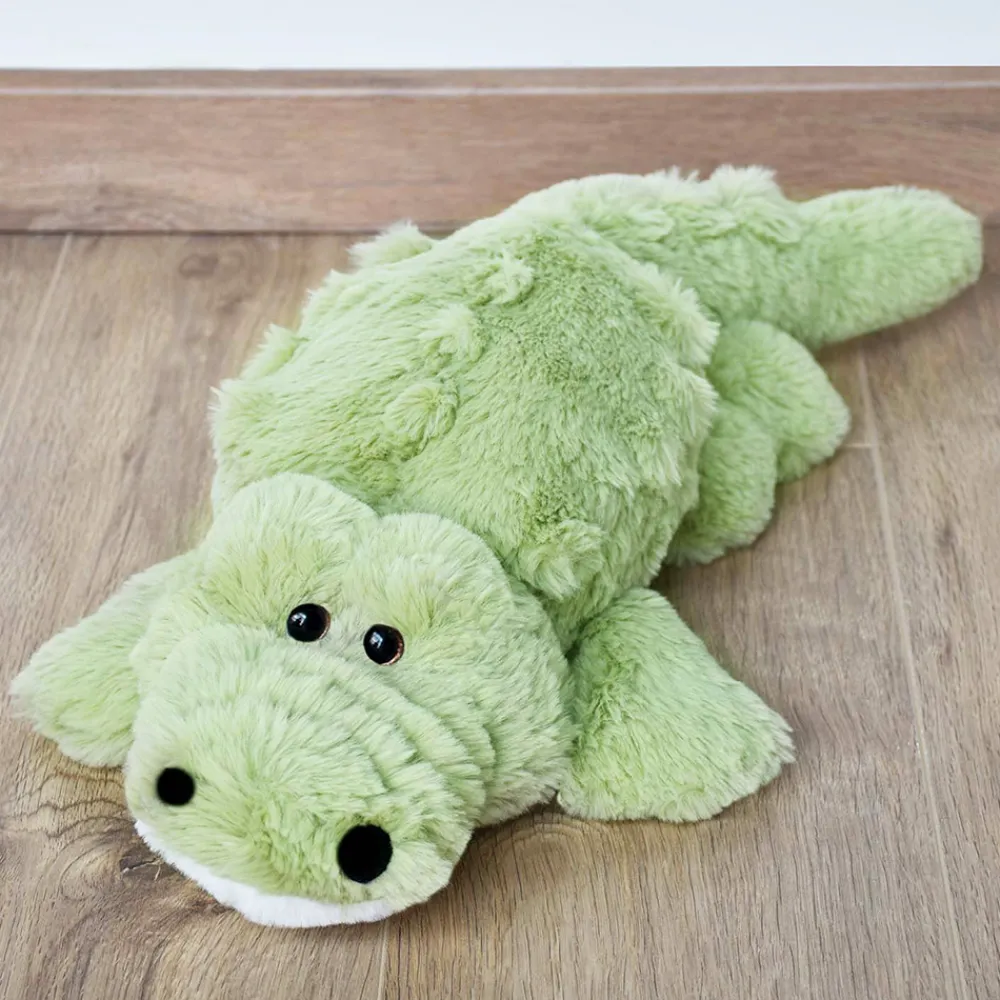 Histoire d'Ours Dans La Forêt Tropicale^Peluche Crocodile Vert - 60 cm