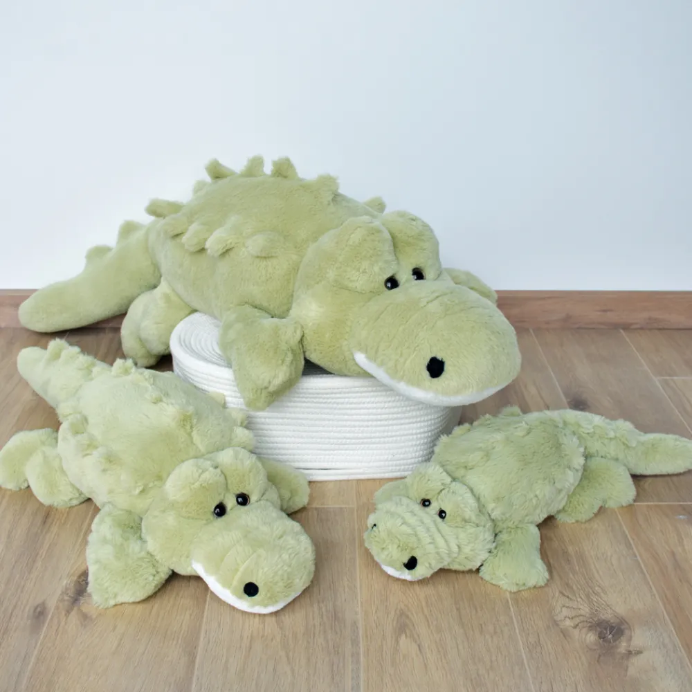 Histoire d'Ours Dans La Forêt Tropicale^Peluche Crocodile Vert - 60 cm