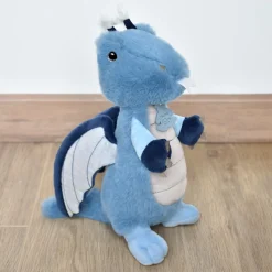 Histoire d'Ours Les Fantastiques^Peluche Dragon Bleu - 30 cm