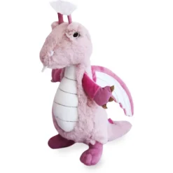 Histoire d'Ours Les Fantastiques^Peluche Dragon Rose - 30 cm