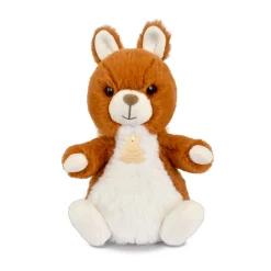 Histoire d'Ours Autres Animaux De La Ferme^Peluche Ecureuil marron roux - 20 cm
