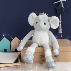 Histoire d'Ours Les Féeriques^Peluche Eléphant Gris - 35 cm