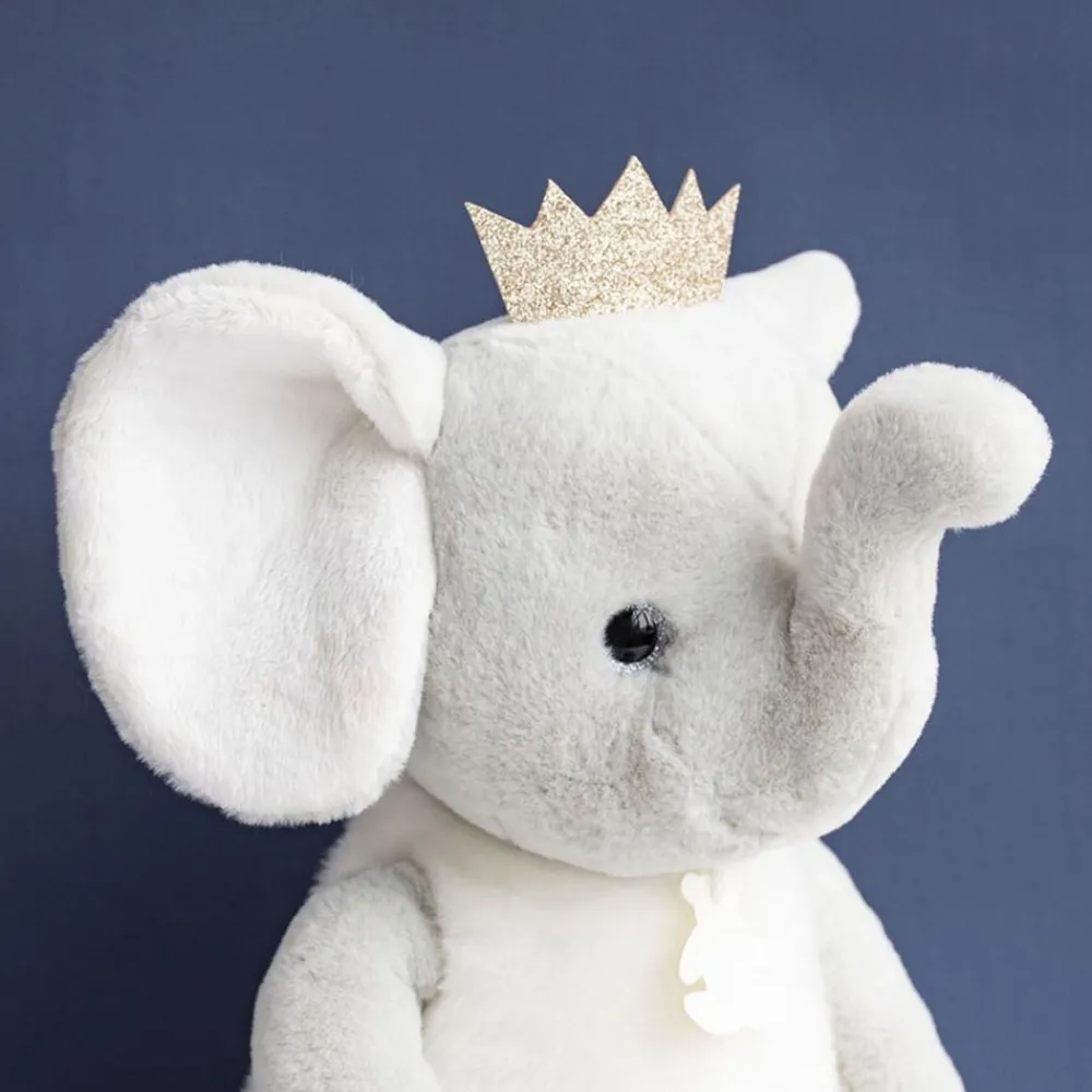 Histoire d'Ours Les Féeriques^Peluche Eléphant Gris - 35 cm