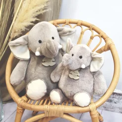 Histoire d'Ours Dans La Savane^Peluche Eléphant - 14 cm