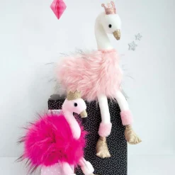 Histoire d'Ours Les Féeriques^Peluche Flamant Rose - 30 cm