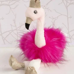 Histoire d'Ours Les Féeriques^Peluche Flamant Rose - 30 cm