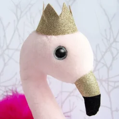 Histoire d'Ours Les Féeriques^Peluche Flamant Rose - 45 cm