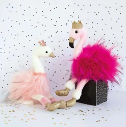 Histoire d'Ours Les Féeriques^Peluche Flamant Rose - 45 cm