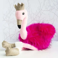 Histoire d'Ours Les Féeriques^Peluche Flamant Rose - 45 cm