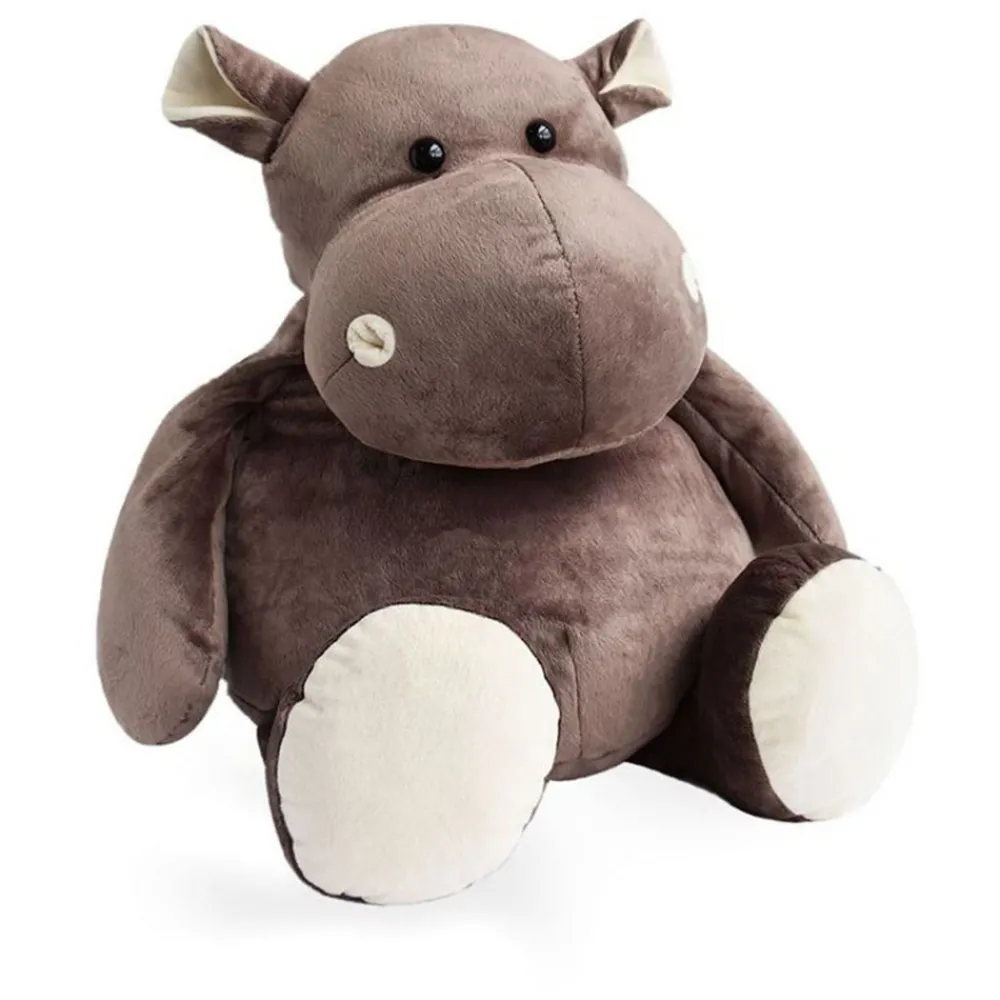 Histoire d'Ours Les Classiques|Les Peluches Géantes^Peluche géante Hippopotame Marron - 120 cm
