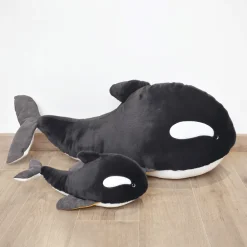 Histoire d'Ours Trésors Marins|Les Peluches Géantes^Peluche géante Orque e - 80 cm
