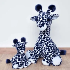 Histoire d'Ours Dans La Savane^Peluche Girafe Bleue - 30 cm